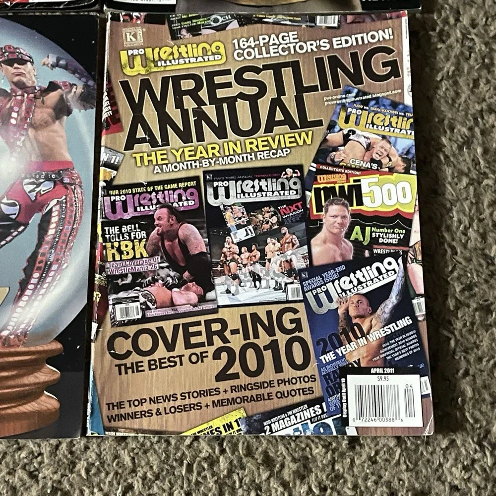 Wrestling Magazine Lot 4 WWE WWF 1997 2007 2011 2012 Stone Cold Triple H